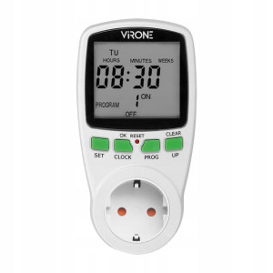 Programator Czasowy Lcd Włącznik Wyłącznik Schuko