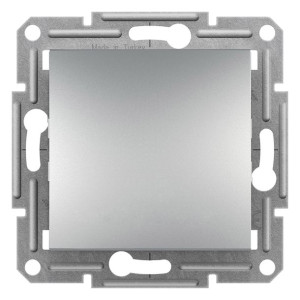 Schneider Asfora Przycisk Bez Ramki Aluminium