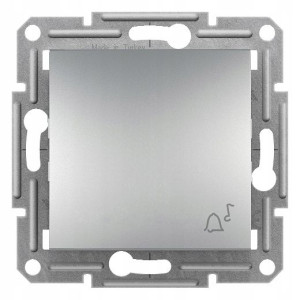 Schneider Asfora Przycisk Dzwonek B/r Aluminium