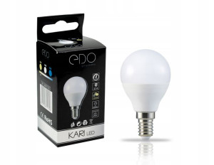Żarówka KARI LED E14 7W 3000K ciepła 600lm kulka EDO