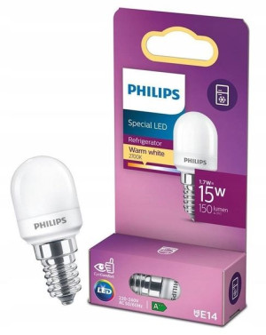 PHILIPS Żarówka LED T25 E14 1,7W =15W 2700K ciepła