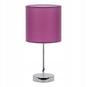 Lampka Stołowa Biurkowa Agnes E14 Fiolet Struhm