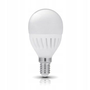 Żarówka LED kulka E14 9W 6000K zimna CW PREMIUM