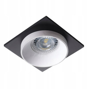 Lampa Oprawa Sufitowa Halogenowa Kwadrat Led W/b