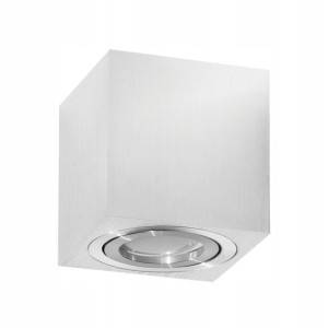 Lampa natynkowa regulowana kwadratowa chrom