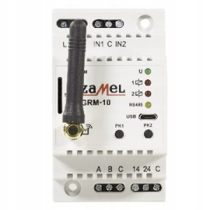 ZAMEL zdalny sterownik GSM modułowy 2-kanał GRM-10