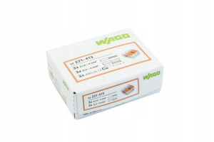 Wago Szybkozłączka 221-413 3x0,2-4mm 50szt