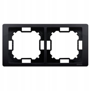Simon Basic Neos Ramka 2-krotna Grafit Mat