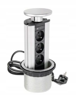 Gniazdo Wpuszczane Chowane W Blat Gtv 3x230v Gtv S