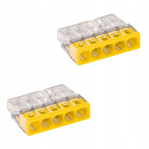 2x Szybkozłączka Wago Compact 5x0,5-2,5 mm2