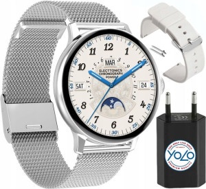 Zegarek Damski Smartwatch Rozmowy J.polski 2 Paski