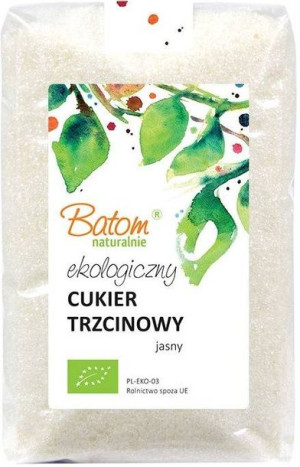 Cukier trzcinowy jasny Ekologiczny Bio 500 g - Batom