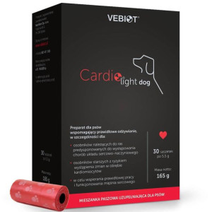 Preparat dla psów Vebiot Cardio-light dog 30 saszetek typu stick + woreczki