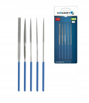 HOGERT pilniki iglaki diamentowe, zestaw 5 szt. HT3B808 (7171)