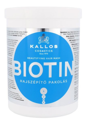 Kallos Biotin Beautifying Hair Mask Maska do Włosów 1000 ml