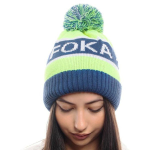 Czapka z pomponem FOKA morsowanie ocieplenie polar