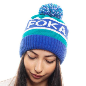 Czapka z pomponem FOKA morsowanie ocieplenie polar
