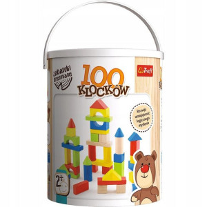 Trefl Drewno 60651 Klocki 100 Szt.