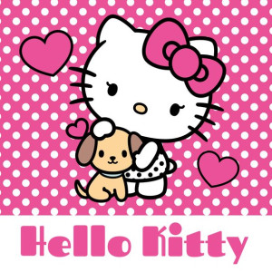 Magiczny ręcznik dziecięcy 30x30 Hello Kitty