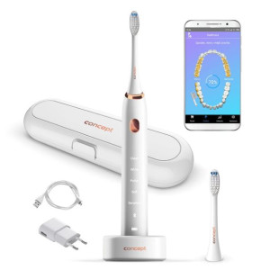 ZK5000 Szczoteczka soniczna  CONCEPT z aplikacją i etui podróżnym, biała