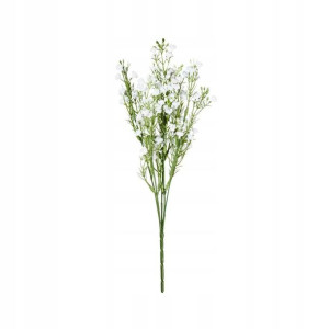Gipsówka sztuczna gałązka biała 30 cm