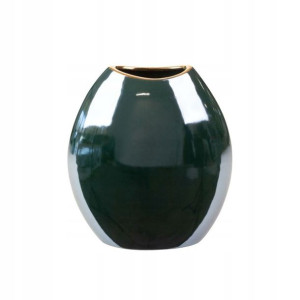 Wazon ceramiczny Amora wys. 20 cm zielony