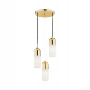 Lampa wisząca Samoa 3 x E27 złota Prezent