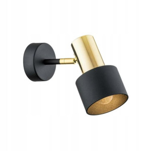 Reflektorek Diverso 8022 złoto - czarny E27 Prezent