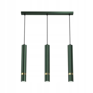 Lampa wisząca Joker zielona 3 x GU10 Milagro