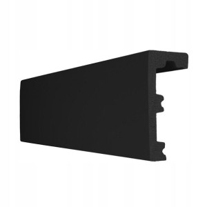 Listwa karniszowa LK-1 B do LED polimer czarna 10 x 200 cm DMS