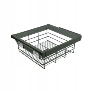 Szuflada z koszem drucianym 60 cm antracyt Elite GTV