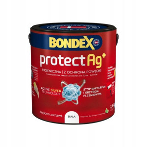 Farba Bondex Protect Ag+ Lateksowa Biały 2.5 l