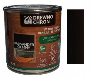 Drewnochron Lakierobejca 2w1 Palisander Ciem. 0.2l