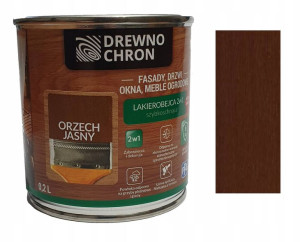 Drewnochron Lakierobejca 2w1 Orzech Jasny 0.2l