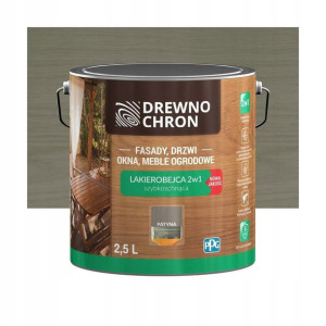 Lakierobejca Ochronno-dekoracyjna 2.5 l Szary Drewnochron