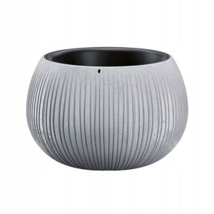 Donica betonowa Beton Bowl śr.29cm plastikowa szara
