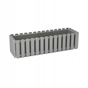Skrzynka balkonowa Boarde 58x18 cm szara Prosperplast