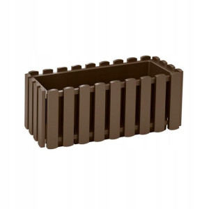 Skrzynka balkonowa Boarde 38x18 cm brązowa Prosperplast