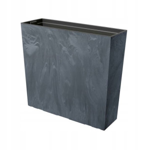Skrzynka balkonowa stojąca Urbi 39,5x18x49,8 cm betonowa antracytowa