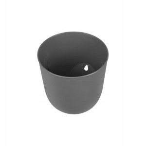 Osłonka doniczki Poppy Single 14.5cm na ścianę antracyt