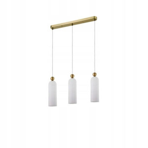 Lampa wisząca Piega biała 3 x E14 Light Prestige