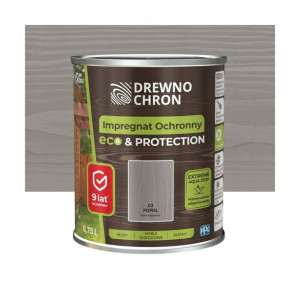Impregnat do drewna 0.75 l Szary Drewnochron