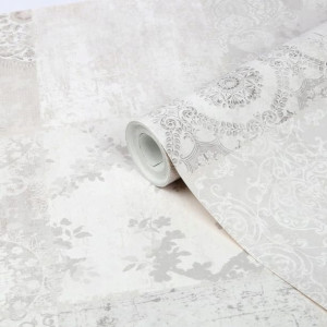 Tapeta flizelinowa GoodHome Meral szara