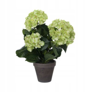Hortensja sztuczna 35cm zielona