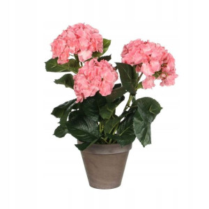 Hortensja sztuczna 35cm różowa