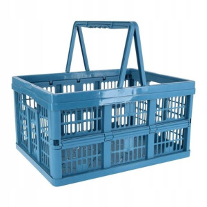 Kosz składany GoodHome Uzon 18,5 l niebieski