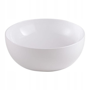 Umywalka nablatowa ceramiczna GoodHome Ondava 38,8 cm biała