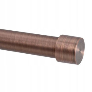 Zakończenie karnisza Luna 19 mm miedź