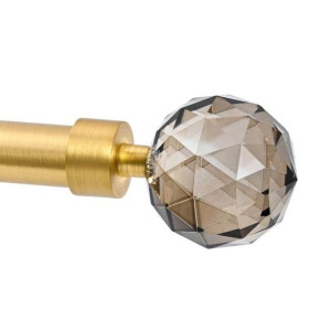 Zakończenie karnisza Cristal 19 mm mosiądz