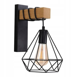Kinkiet Polux Vigo Wood 1 x 20 W E27